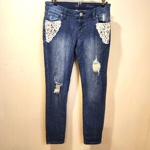 STS Blue Distressed Denim skinny jeans size 3